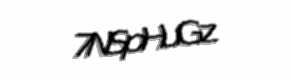 Security check image, please type the characters shown
